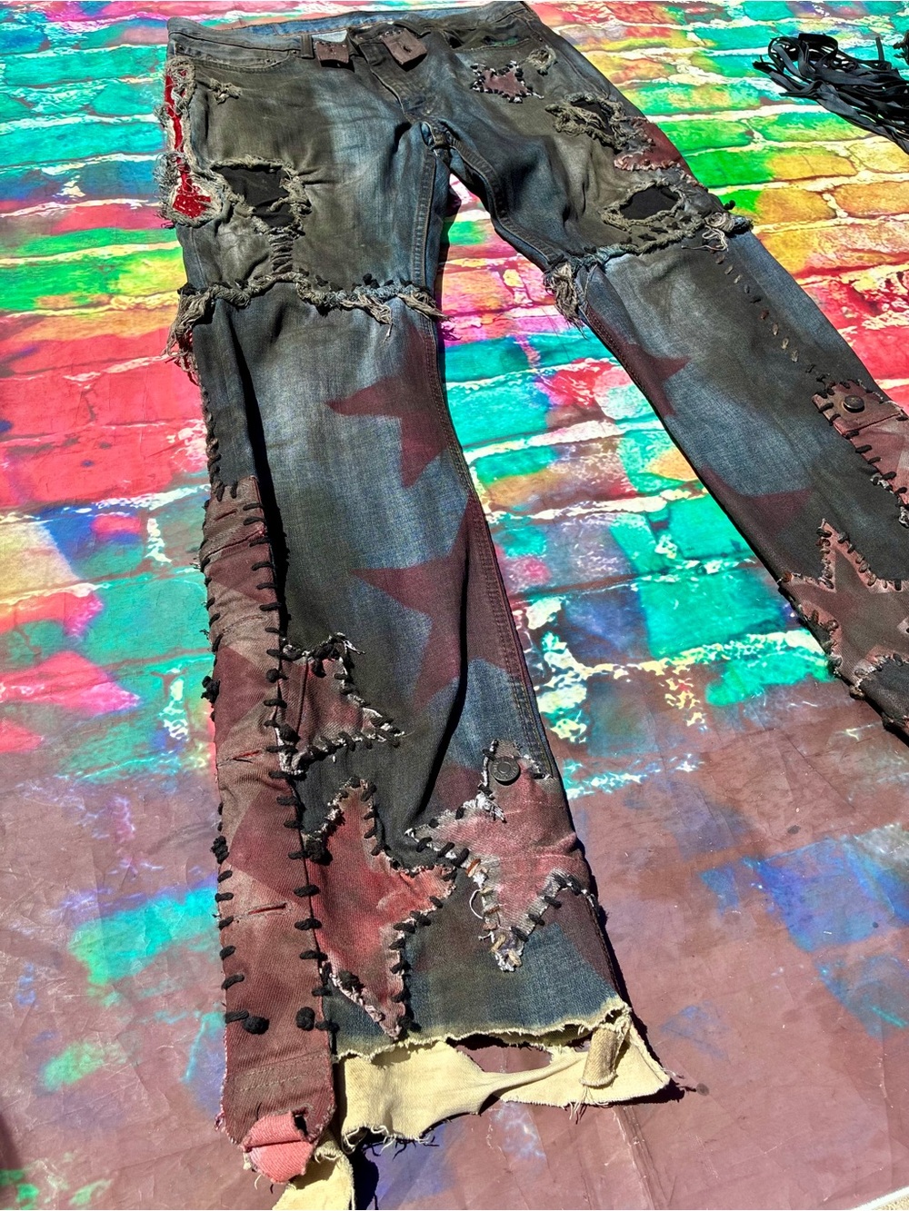 Goth Halloween horror zombie handmade costume - Picture 16 of 16